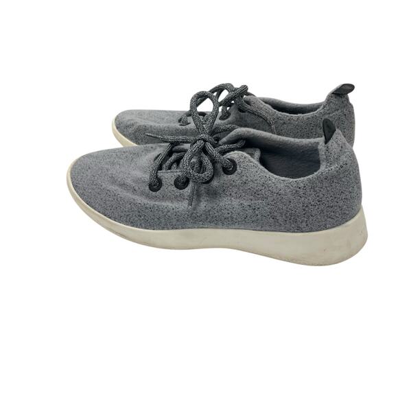 Allbirds Lace Up Wool Runner Sneaker Light Gray Womens 9 AS IS - Picture 4 of 7